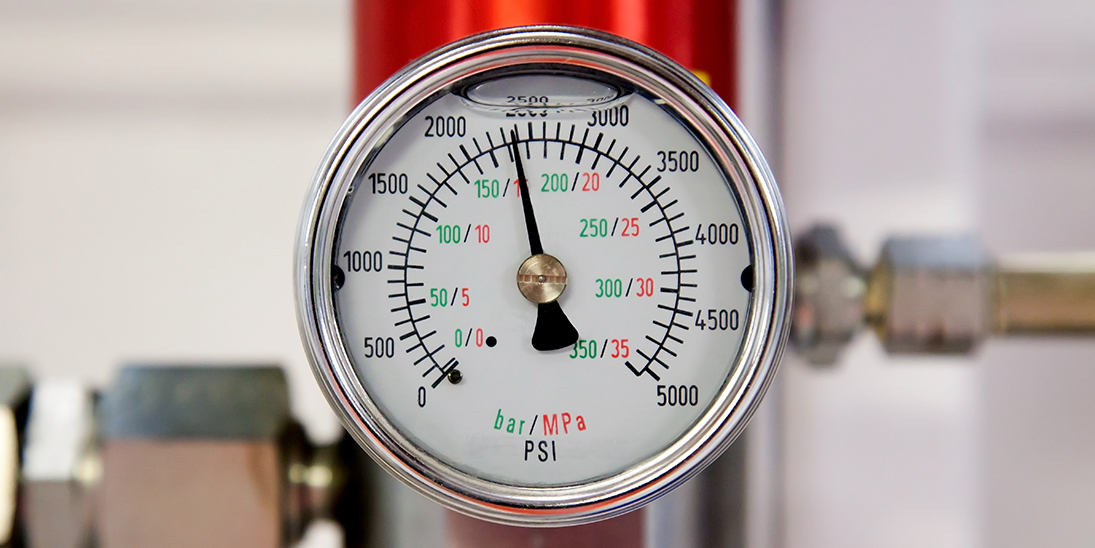 Industrial pressure meter